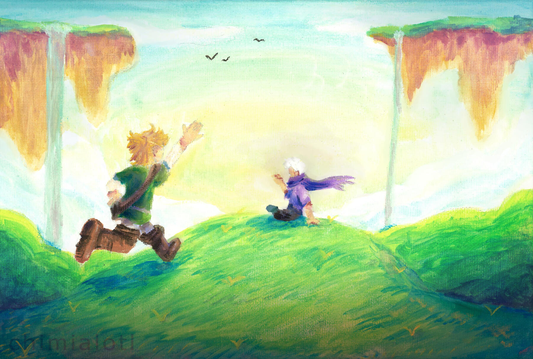 Gouache & Refined Digitally